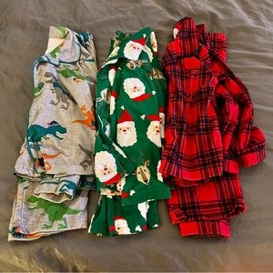 Holiday Christmas pajamas 4T Carters Just One You